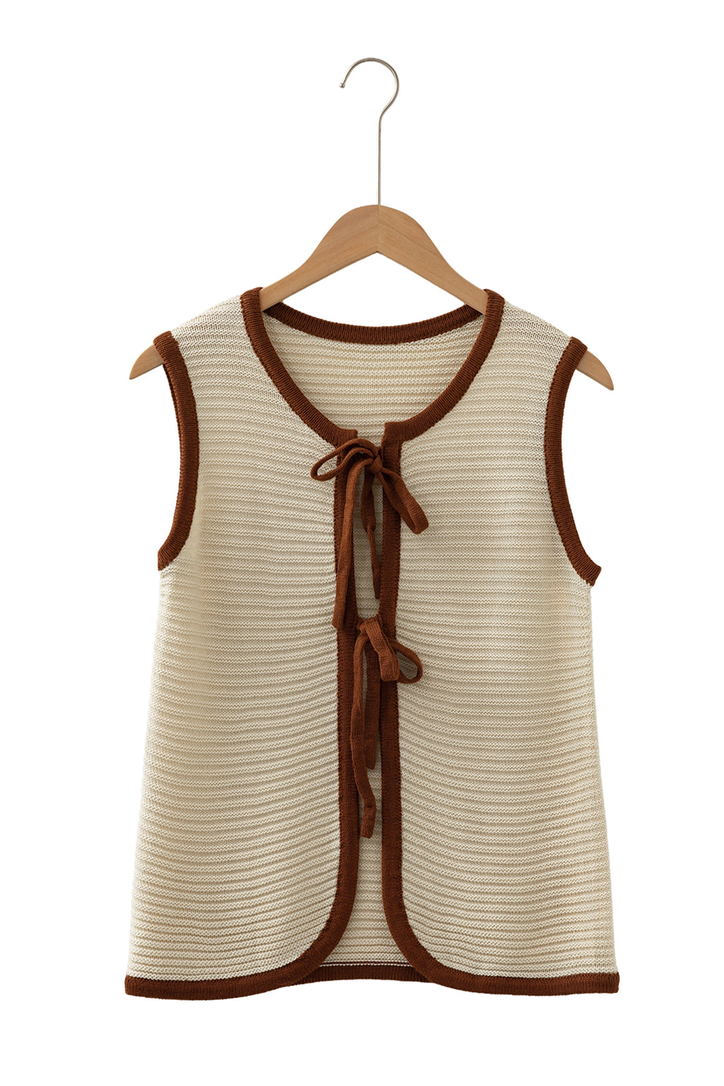 Tie Front Knit Vest 🤍